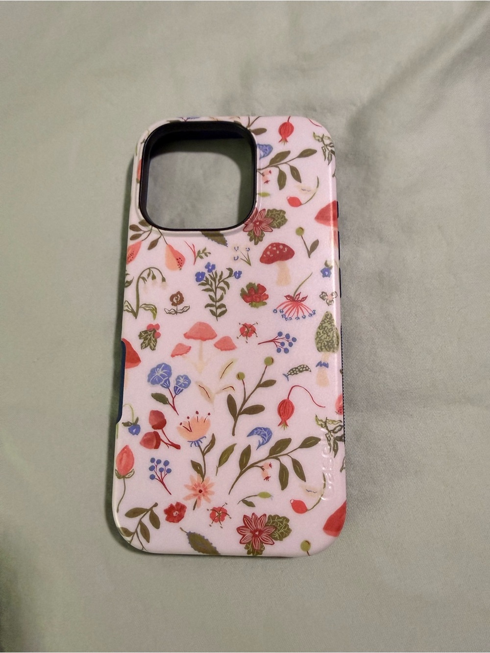 Garden Party Mushroom Floral Casely iPhone 16 Pro MagSafe case